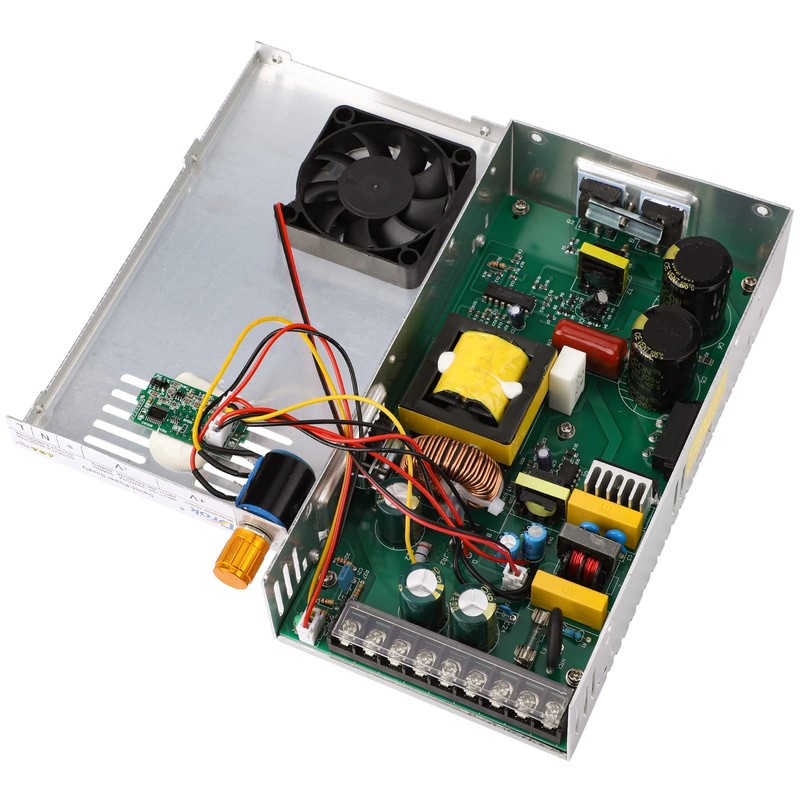 DROK 48V Power Supply, AC 110V/220V to DC 0-48V 10A