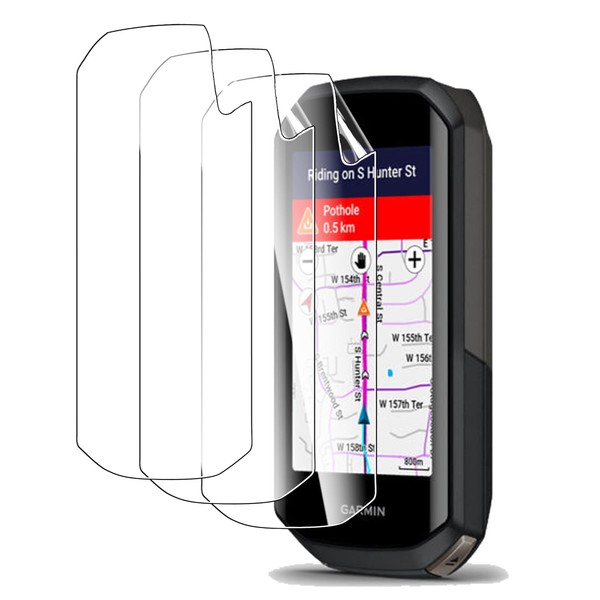 KUSINHOKA Pack of 3 Screen Protectors Compatible with Garmin Edge