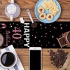 40th Birthday Table Runner, Rose Gold Table Decoration, 40th Birthday