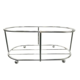 Jolitee Stainless Steel Caddy Compatible with 16 Ounce Soap and Lotion Bottles Collection (Silver)