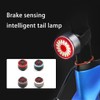 tieedhfu Bike Tail Light Rear Lamps Flashlight LED Warning Lantern