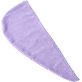 Baluue Toalla De Secado Rápido De Microfibra para Cabello Envoltura y Absorbente para Uso Diario y Viajes Morado