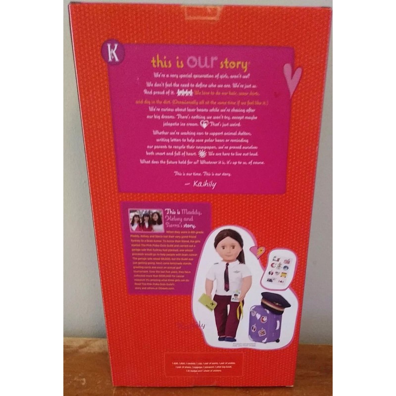 Our Generation Professional Collection Airline Pilot 18" Doll