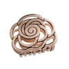 VINGTAINE Rose Hair Claw Openwork Pattern Simple Office Hair Clip