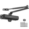 Happybuy Door Closer, Automatic for 187 Lbs Doors, Adjustable, Hydraulic