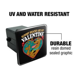 GRAPHICS & MORE Scooby Doo Scooby Snacks are My Valentine Tow Trailer Hitch Cover Plug Insert 2"