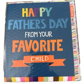 Paper Salad Greeting Card  "Happy Fathers Day" W Envelope-Brand New-SHIPS 24 HRS