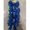 Glitter Bow 4 Pack Of Blue Glitter Bows (4” X