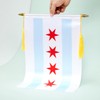 2 Pack Chicago Wall Flags Banner, Mini Chicago People Hanging