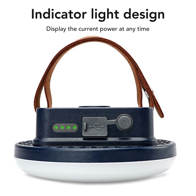 Magnetic Tent Light IP55 Waterproof 1600lm 8400mAh Dimmable Dual Color