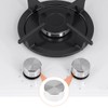 Set of 6 Metal Gas Hob Knobs 6mm Universal for