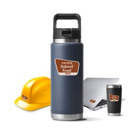 Payette National Forest Idaho id Sticker for Water Bottle Phone Tumbler Hard hat - One