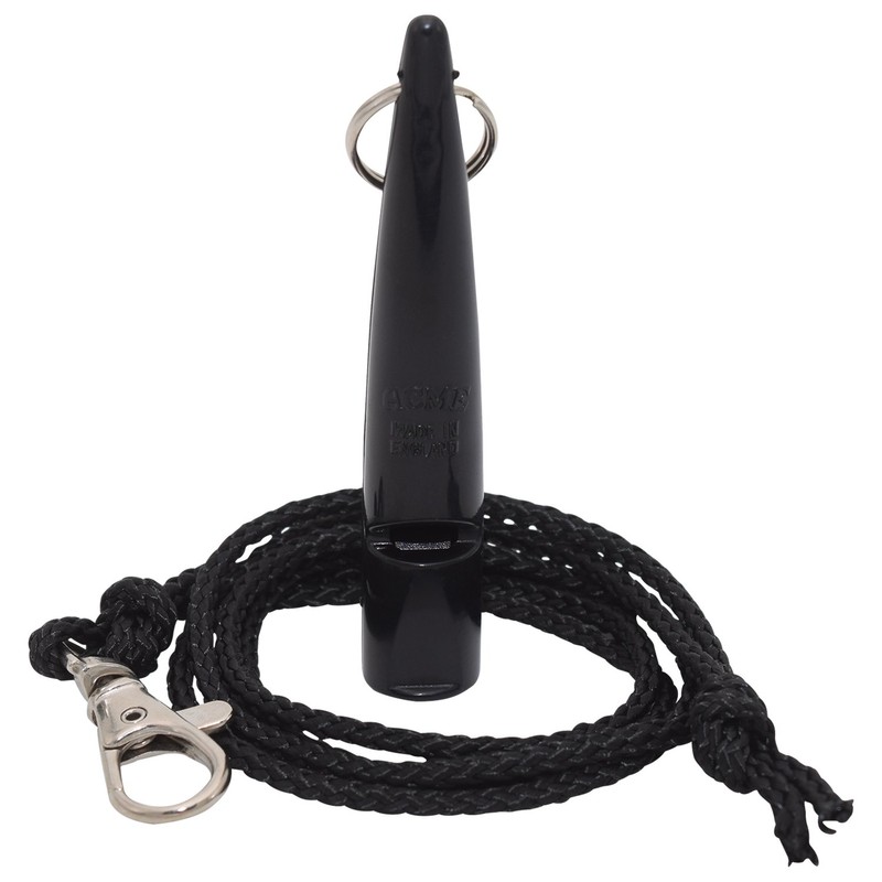 ACME Dog Whistle No. 210 Black + Free Whistle Band