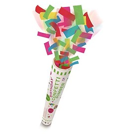 Donkey Birthday Confetti Cannon – Multi Color Confetti Party Popper – 30 cm – 5 x 8 m Effect Height