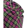 Tartan Scarf Ladies Purple Lime Green Wrap Plaid Shawl Mens