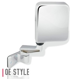 Auto Dynasty CH1320189 OE Style Manual Driver/Left Side View Door Mirror Compatible with Jeep Wrangler 87-95