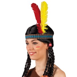 Boland 44136 Indian Headband, Unisex Adult, Multi-Colour, One Size