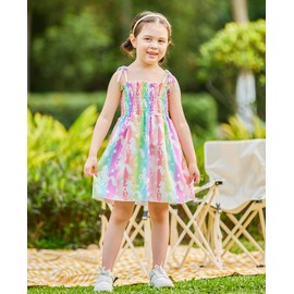 Vieille Toddler Girls Sundress 3T 4T Kids Princess Summer Dresses Sleeveless Unicorn Beach Clothes Outfits 3T 4T