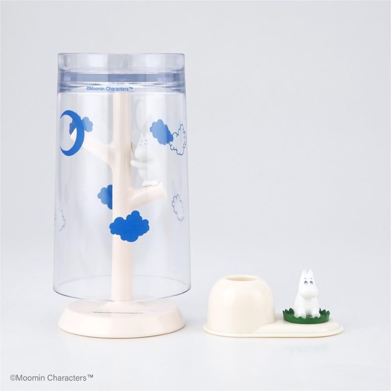 Hashy Topin Hashy Gargle Cup & Stand, Moomin NEW MM-3533