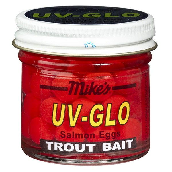 Atlas Mike's 1026 UV-Glo Salmon Eggs, Red Finish