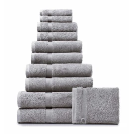 Rhomtuft Hand Towel Princess, 100% Cotton, Gravel, 16x22 cm