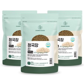 Charm goods Cheonggukjanghwan Pure 100% domestic soybean fermented soybean paste 3 packs / 청국장환 순수 100% 국내산 대두 콩 발효 청국장 3팩