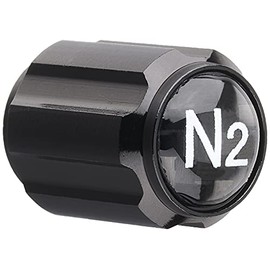 HASEPRO CAV-1N2 Magical Carbon Air Valve Cap N2 (Nitrogen Gas) Black