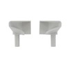 Fleetwood 518961/518962 OEM RV Rain Gutter Drip Rail End Caps