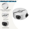 PATIKIL 6mm Bore Double Split Shaft Collar 20mm OD 8mm