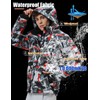 Men's Ski Suit Waterproof Snow Suits Two Piece Snowboard Jacket