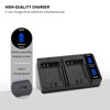 2-Pack EN-EL12 Battery with Charger for Nikon Coolpix A900 A1000