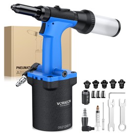 VORXEON Self Suction Pneumatic Rivet Gun Kit 3/32" - 1/4" Air Rivet Gun Pulling pressure 3086 lbf