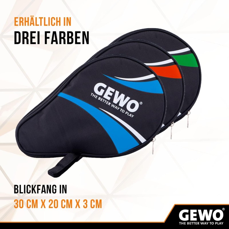GEWO Master Round Case - Robust Table Tennis Bat Cover