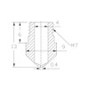 2 pcs MK10 M7 Extruder Nozzle 0.4mm and 2pcs PTFE