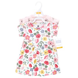 Hudson Baby Baby Girls Cotton Dresses, Modern Botanical, 18-24 Months