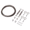 Strings Light Hanging Kit Stainless Steel PVC Coating Turnbuckle Wire
