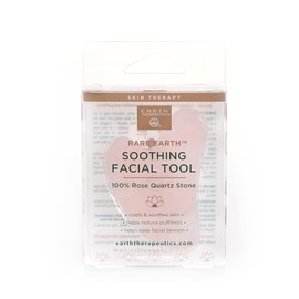 Earth Therapeutics Rose Quartz Soothing Facial Tool – Anti Aging Massage Tool – Gua Sha Tool for Face – Sculpt your Face & Increase Circulation