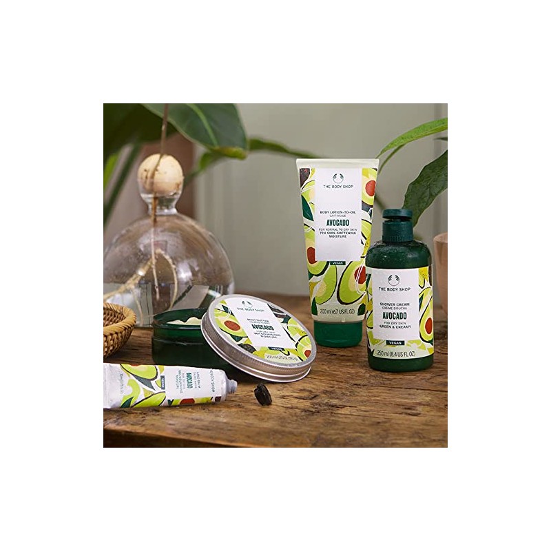 The Body Shop Avocado Lotion-to-Oil, For Dry Skin, 72Hr Moisture,
