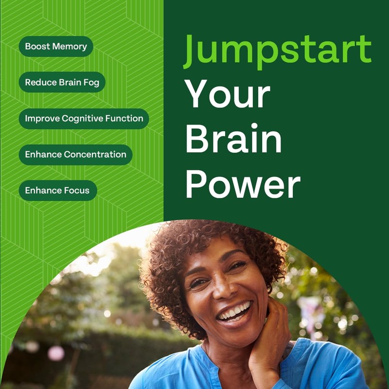GREEN VALLEY NATURALS - Advanced Brain Power - Supports Healthy,