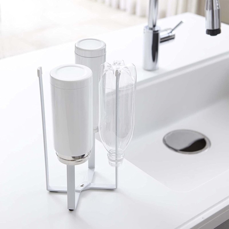 Multifunctional Kitchen Stand Holder for Plastic Bags Bottles Cups, Drying