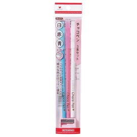 KAWAGUCHI 19-271 Sewing Craft Supplies, Chacopen, Set of 3 (Sharpener Included)