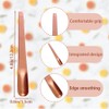 12 Pieces Stainless Steel Dessert Spoons, 12cm Short Cocktail Stirrer,