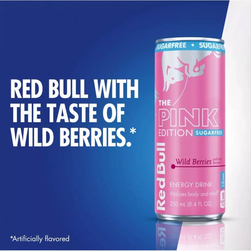 Red Bull SHIPS ASAP Red Bull Pink Edition Wild Berries
