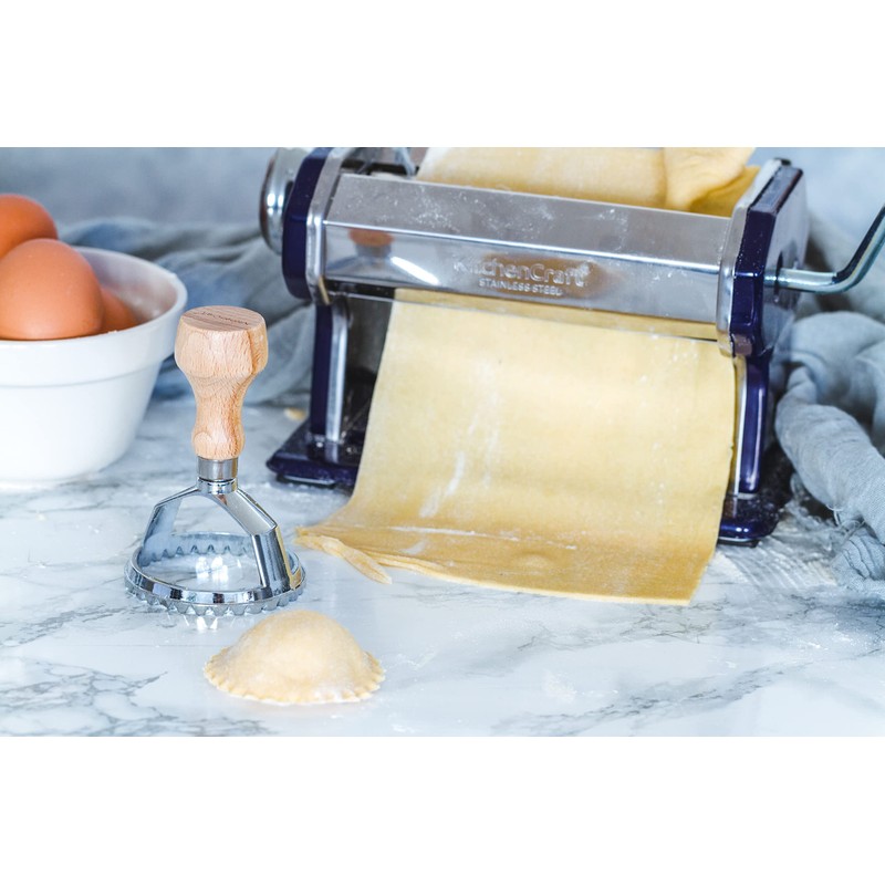 Kitchen Craft World of Flavours Stainless Steel Pasta Maker Machine