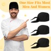 Chuarry Chef Hat Tie Back for Men Adjustable Chef Cap
