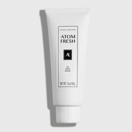 Atom Fresh Natural Whole Body Deodorant Cream, Long-Lasting Odor Control, Aluminum Free, Baking Soda Free and Skin Safe, 3.5 Oz (Iris Cedar Marine)