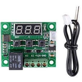 TECNOIOT W1209 Digital Cool Heat Temp Thermostat Thermometer Temperature Control DC12 V