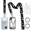 Phone Lanyard Crossbody Phone Strap, Dog Paw Cell Phone Lanyard