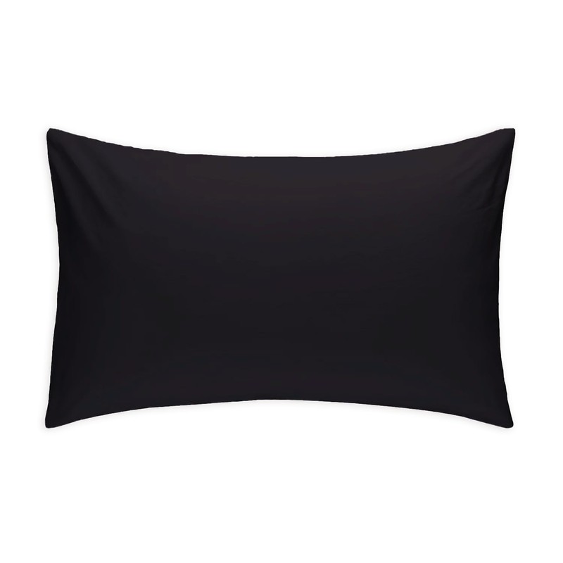 Rayyan Linen Black Pair of Pillowcases 100% Egyptian Cotton 200