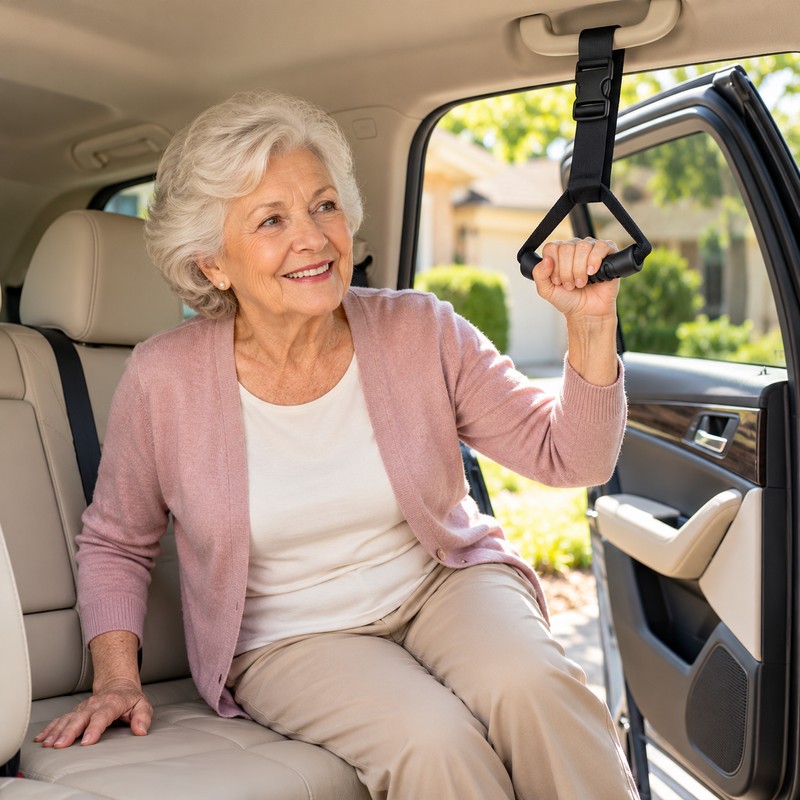 2 Pcs Car Assist Grab Handle for Elderly & Seniors